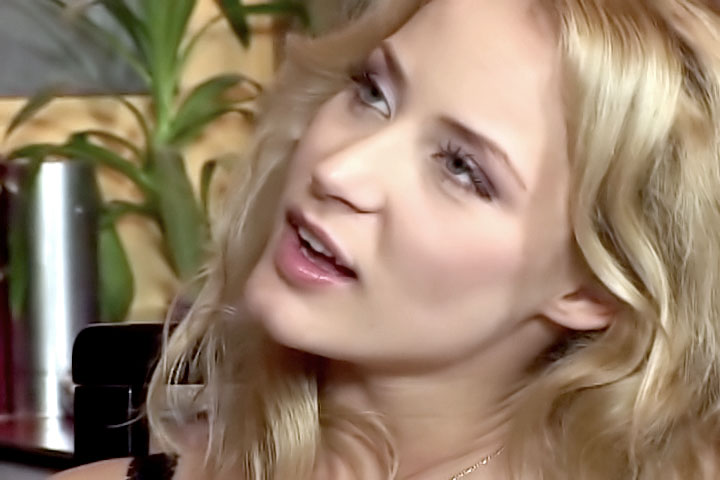 Angie Pumps His Cock Hard